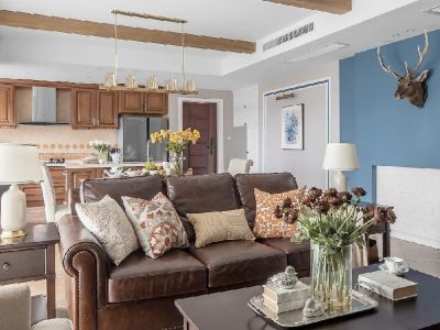 和悦财富天下美式风143平米四居装修设计案例