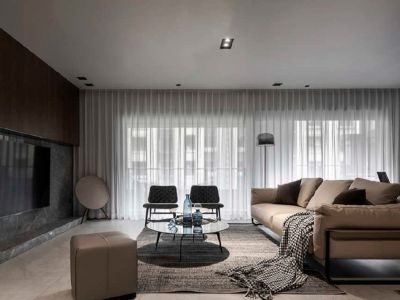 碧桂园天汇125平三居室现代简约装修案例