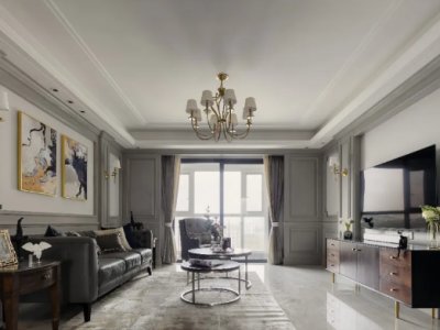 新希望锦麟芳华简欧风格124平米装修案例