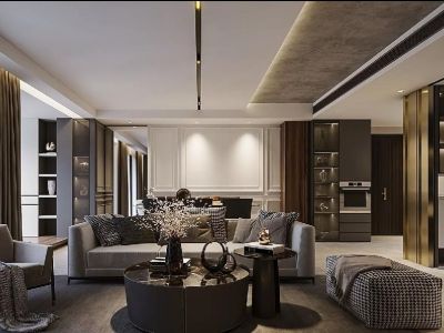 中骏天荟现代风格133平米装修案例