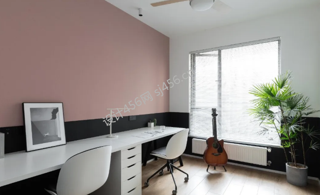 北欧风格134平米书房家具家装效果图欣赏