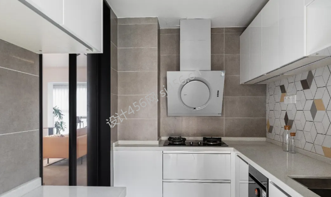 北欧风格134平米厨房橱柜家装效果图欣赏