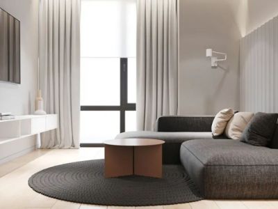 北辰天骄北欧风格71平米装修案例