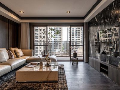 碧桂园江山赋现代风格126平米装修案例