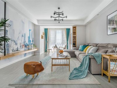 观江国际三居98方北欧风格装修案例