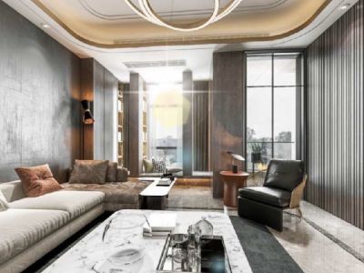 锦麟玖玺现代简约风格220平装修案例