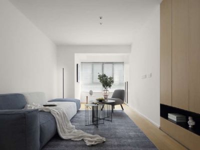 天池山中脊现代简约风格95平装修案例