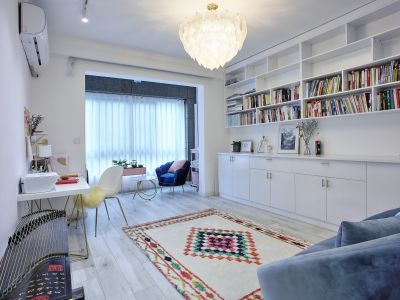 天际首府90平二居室混搭风格装修案例