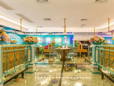 餐饮店现代风格417平米装修案例