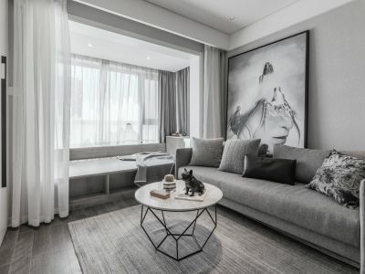 万科城89㎡二居室现代简约装修案例