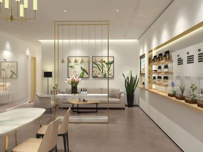 美容机构现代风格135平米装修案例