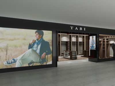 男装店现代风格112平米装修案例