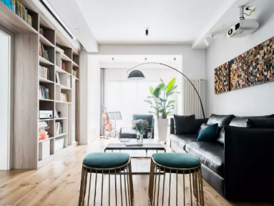 御龙半山御园北欧风格117平米装修案例