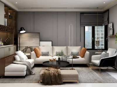 安宁一号跃层北欧风格71平米装修案例