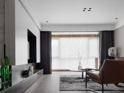 龙湖天璞现代风格116平米装修案例