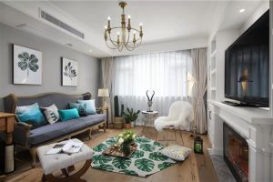 155平米轻奢美式风格设计，悠闲惬意的居住氛围！