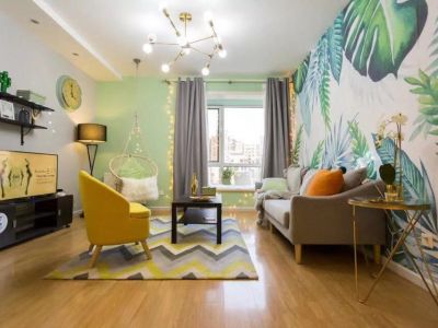 天誉·阅江府125平米北欧风格三居室装修设计案例