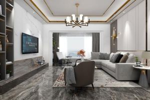 [徐州金郎之家装饰]130平米现代设计，不一样的高级感，上班族看一眼就心动