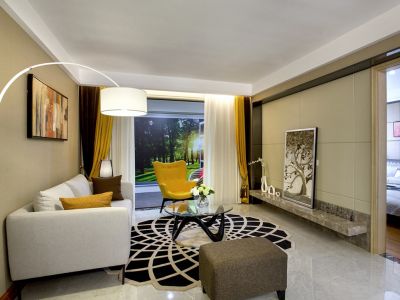 新千国际广场120平米现代风格三室两厅装修案例