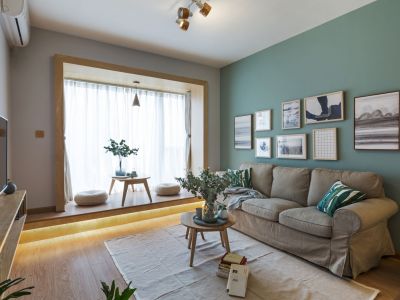 怡景花园北欧风格95平米三居室装修案例