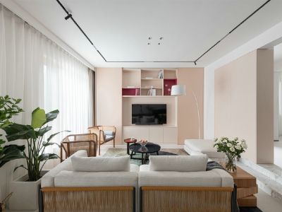 天誉·阅江府北欧风复式142平米装修设计案例