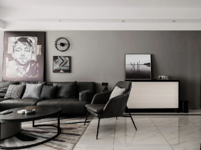 碧桂园·天樾简约风格二居室114平米装修设计案例