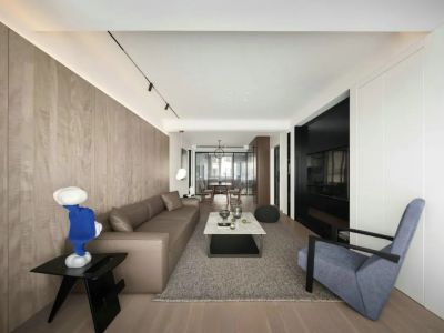 保利海德公园·海德府138m?三居室现代风格装修案例