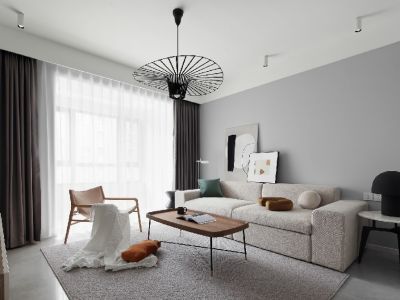 铁投·锦华府二期现代风格115平米三居室装修设计图案例