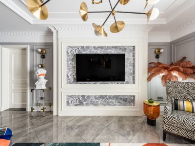 怡和·天润园166平四居室轻奢风格装修案例