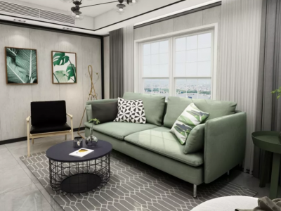 福馨园160平米北欧风格装修案例