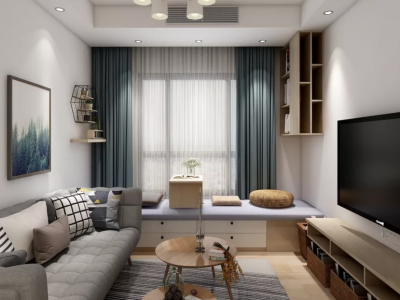 宋古小区65平米北欧风格装修案例