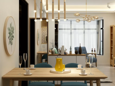 宏顺家园105平米北欧风格装修案例