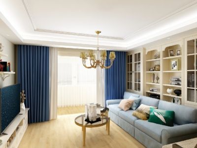 大唐印象现代简约风格86平装修案例