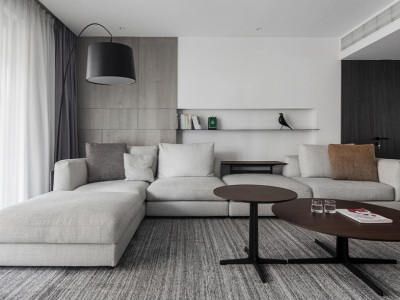 汉军冠江台现代简约风格150平装修案例