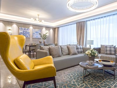 泰山小区三居118方现代风格装修案例