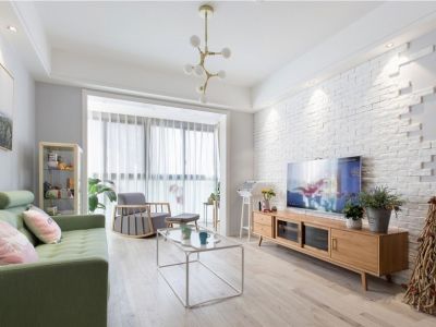 观江国际二居98方北欧风格装修案例