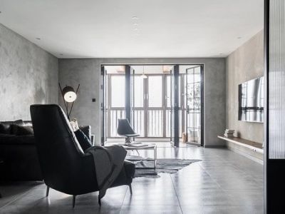 天明豪庭三居117方现代风格装修案例