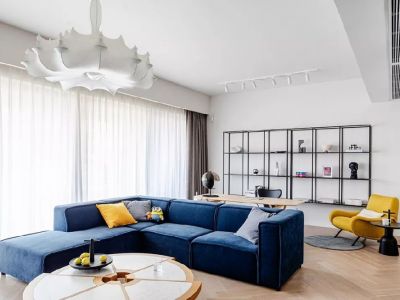 中庚·香匯融江简约风格180平米四居室装修设计图案例