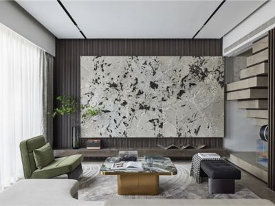 鹭园小区221平米别墅现代简约风格装修案例