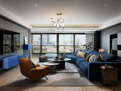 桃源小区270平米别墅现代简约风格装修案例