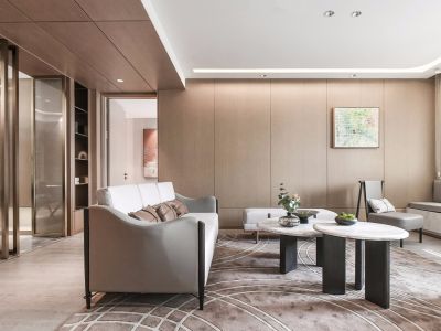 桃源小区300平米现代风格别墅装修案例