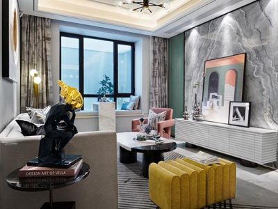 金科天籁城三居116方现代风格装修案例