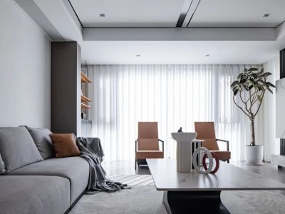 中铁共青湖275平米别墅现代风格装修案例