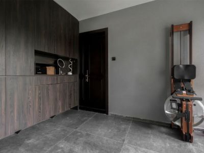 恒大港湾99㎡二居室工业风格装修案例