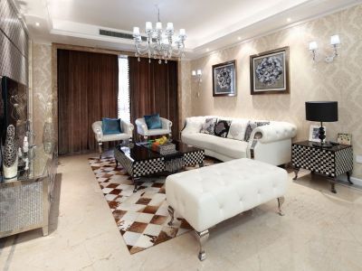 瀚宇天悦城新古典风格143平米四室两厅装修案例