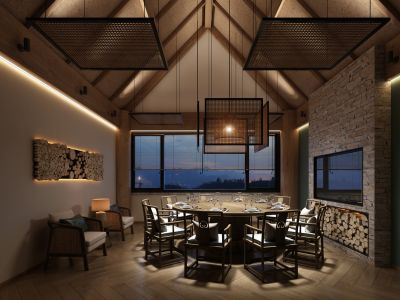 重庆湿地公园栖苑餐饮装修案例