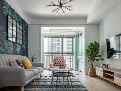 鼎安名城123平米现代风格装修案例