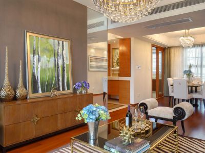 豪方东园90平米欧式风格装修案例