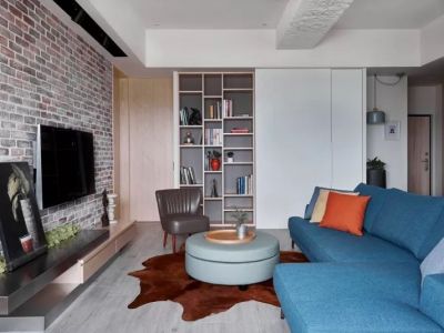 星际豪庭二居86方简约风格装修案例