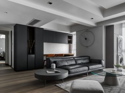 天明豪庭三居129方现代风格装修案例